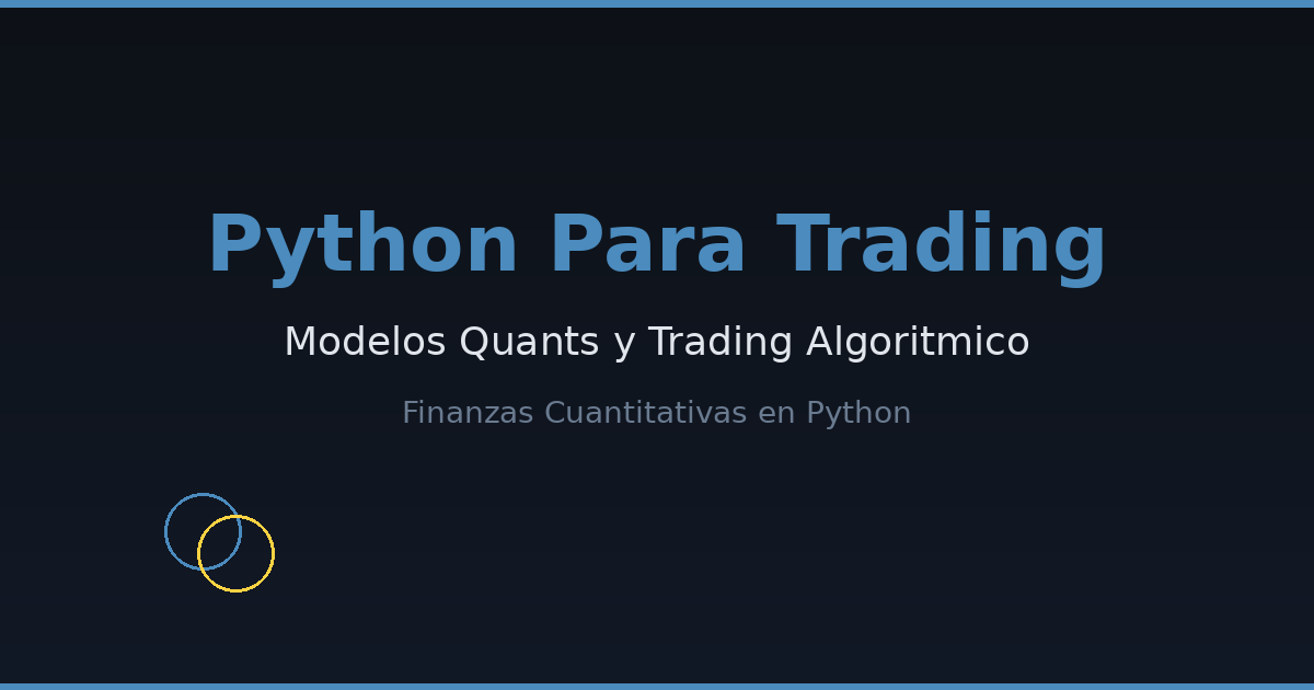 Python Para Trading • Modelos Quants Y Trading Algoritmico